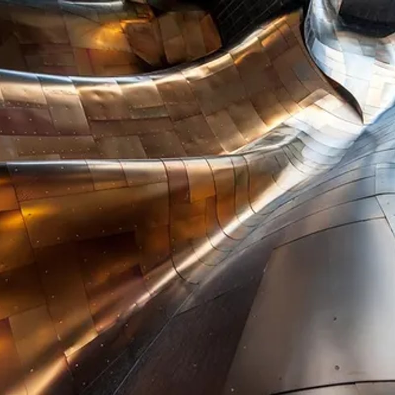 Metal material close-up